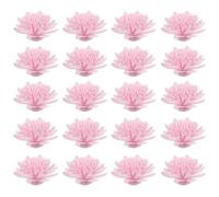 Angoily Diffuseur Fleurs Chrysanthème 100 Pièces Accessoires d'Aromathérapie en Plastique pour Diffusion d'Huiles Essentielles Blanc pour Spa et Salon