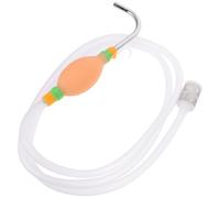 Angoily Dispositif d'Aspiration d'eau pour Pêche Manuel Tube Silicone Blanc 21 M Pompe à Eau Pêche Pratique Accessoire Matériel pour Apport Hydrique en Extérieur