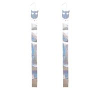 Angoily Dispositifs Réflecteurs Anti-Oiseaux Argentés 2 Pièces Rubans Réfléchissants pour Jardins Vergers et Potagers Protection sans Produits Chimiques Décoration Extérieure