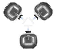 Angoily Distributeur d'eau Automatique pour Lapins Bol INOX 3 Pièces Grosse Capacité Mangeoire à Eau pour Élevage Cage Animaux Petits Mammifères