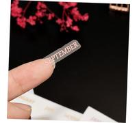 Angoily Diviseurs Transparente PP avec Stickers Mensuels Intercalaires pour Classeur à Anneaux Rond Pages Séparatrices pour Cahier Organisateur pour Étudiants et