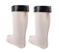 Angoily Doublure de Botte de Pluie Haute en Peluche Blanche, Doublure Intérieure Chaude et Épaisse, Confortable et Facile à Porter, pour Hommes et Femmes, pour L'hiver Déplacements