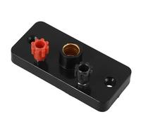 Angoily Douille à vis noire compacte en cuivre pour ampoules miniatures support de lampe à vis pour kit électricité pièces détachées pour expérience circuit électrique en série et