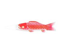 Angoily Drapeau Carpe Koi 100Cm en Satin pour Fête des Bateaux-Dragons et Décoration de Jardin Motif Japonerie Traditionnel