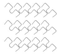Angoily Écarteurs de Branches d’Arbres fruitiers 10 cm en Forme de M, Lot de 15, Fil d’Acier galvanisé argenté, pour Gestion du verger et Ajustement des Branches