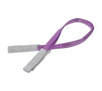 Angoily Élingue de Levage Plate Sangle à Double Boucle Polyester 1 Ton, Coutures Robustes, Légère et Extensible, pour Réfrigérateur et Lits, Génie Civil et Levage Couleur Aléatoire