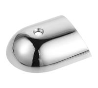 Angoily Embout de Liston Bateau en Acier Inoxydable Argenté, Design Profilé, Dimensions 5,80x4,80x2,00 Cm, pour Entretien Courant et Amarrage de Yacht ou Rambarde de Bateau