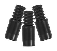Angoily Embouts Filet en Plastique Noir 3pcs Installation Facile et Durabilité Améliorée, Compatibles Tube 22mm pour de Balai-serpillère pour Maison et Bureau