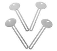 Angoily Ensemble 4 Pinces Presse-tubes à Pigments en Métal Inoxydable, Outil Manuel pour Peinture Aquarelle, Huile et Acrylique, Compact et Portable pour Artistes en Atelier et Extérieur