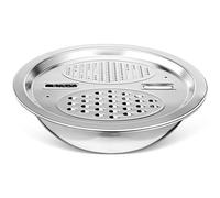 Angoily Ensemble de Bassin Multifonctionnel avec Passoire Cuisine et Panier Égouttoir en Acier Inoxydable Plusieurs styles pour Fruits et Légumes en Préparation Culinaire Plusieurs styles