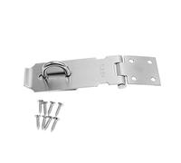 Angoily Ensemble Serrure Et Moraillon - 4 Pouces Cadenas En Acier Inoxydable Pour Portes Et Portails Rangement Sécurisé