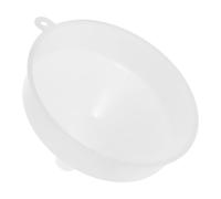 Angoily Entonnoir large en plastique blanc, portable et léger, pour fabrication du vin rouge en extérieur, versement multi-usage de liquides