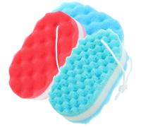 Angoily Éponges Adultes en Coton Écran D'algues 9 Pièces, Portable et Nettoyant la Peau, pour Salle de Bain Familiale