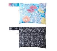 Angoily étanches Multifonctions 2 pièces en Polyester pour Rangement Pratique des Accessoires menstruels en Milieu Scolaire et extérieur Plusieurs Styles