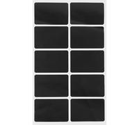 Angoily Étiquette Tableau Noir Autocollante Rectangulaire Réutilisable pour Contenants Alimentaires et Bouteilles, Adaptée au Rangement et Organisation Domestique