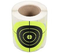 Angoily Étiquettes Autocollantes Cibles de Tir Fluorescentes Rondes, Papier Sûr, Format Rouleau pour Entraînement au Tir à l'arc et Accessoires de Chasse, Points Adhésifs Pratiques