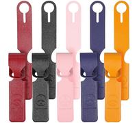 Angoily Étiquettes de Voyage Stylées Étiquettes Lot de 10 pour Bagages en Cuir Pu Réutilisables Design Carte Nominative et Légères pour Valises pour Voyages