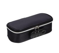 Angoily Étui À Stylo Portable avec Serrure Codée Sac Capacité en Tissu Oxford Pochette De Papeterie pour Étudiants Et Fournitures De Bureau