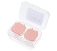 Angoily Étui Portable en Plastique pour Lentilles de Contact, Boîte de Rangement Pratique et Compacte pour Conserver Les Lentilles Propres en Voyage Table