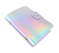 Angoily Étui pour Gabarit D'impression D'ongles en Cuir Pu, Pochette Multifonctionnelle pour Organiser 20 Plaques de Stamping, Design à Bouton-pression, Pratique et Élégant pour