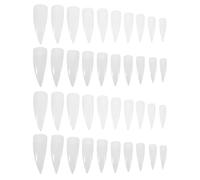 Angoily Faux Ongles Griffes Classiques Transparents et Naturels 1000 Pcs - Capsules d'Ongles Artificiels en Plastique Autocollantes Extensions d'Ongles Brillantes pour Nail Art Maison et