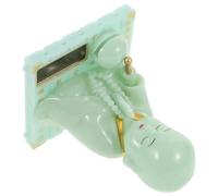 Angoily Figurine Solaire de Bouddha d'Intérieur Mini Décoration Artisanale de Bureau et Voiture Statue Compacte Finition Fine Décoration Vintage pour Tableau de Bord Salon et Espace