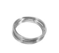 Angoily Fil Acier Argenté Cercles pour Bracelet Mémoire Fil pour Fabrication Bijoux DIY Femme Fille et Compatible avec Breloques Cadeau Élégant Fête des Mères