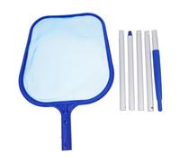 Angoily Filet de Ramassage Léger et Portable avec Manche Aluminium Sections Maille Fine pour Nettoyage des Débris Surface Effort pour Bassins Jardins et Étangs