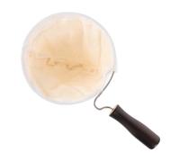 Angoily Filtre à Café Flanelle Réutilisable avec Manche Bois Passoire à Thé Pochette Filtrante Grand Format pour Café et Thé Accessoire Écologique pour Maison