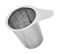 Angoily Filtre à Thé Inox avec Poignée Pratique Passoire Fine pour Infuser Thé Vrac Accessoire Cuisine Inox pour Infusion sans Résidu