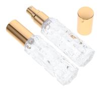 Angoily Flacon Vaporisateur D'amer en Verre Cristal 50 ML, Atomiseur à Cocktail Rechargeable, Accessoires De Bar pour Professionnels Et Particuliers, Spray Bitter pour Cocktails, Lot De 2 Pièces Doré