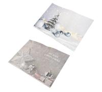 Angoily Fond de Noël Papier Décoratif Double Face Motifs Réalistes et Toile de Fond Photographique Festive pour Studio et Fête