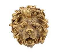 Angoily Fontaine Murale Tête de Lion Résine Résistante Aux Intempéries Buse Décorative pour Jardin et Bassin Extérieur Élément Eau Élégant
