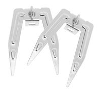 Angoily Fourchettes à Poulet Rôti en Acier Inoxydable Lot de 2 Accessoires Rotatifs pour Friteuse à Air Chaud et Four Compatibles pour Griller Viande et Poisson Outil Cuisine pour