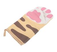 Angoily Gants de Four Chat Patte Mitaines Isolantes pour Cuisine et Cuisson Accessoires Adorables pour Amateurs de Chats Résistants Chaleur et Durables