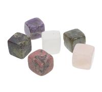 Angoily Glaçons Réutilisables en Pierre de Quartz Sûrs et Élégants pour Whisky, Lot de 6 Pièces Maison ou L'hôtel