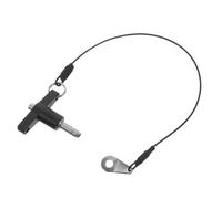 Angoily Goupille à Poignée en T pour Support D’enceinte 5mm Acier | Cordon, Ajustement Rapide, Prise Ergonomique, Résistance aux Vibrations, pour Pied Audio et Trépied