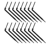 Angoily Goutteurs D'irrigation Application Polyvalente en Plastique Noir 100pcs Installation et Entretien Faciles pour Serrage et Jardin pour Légumes et Fleurs