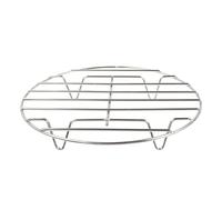 Angoily Grille de Cuisson à la Vapeur en Acier Inoxydable Alimentaire 30 CM Support Polyvalent pour Cuiseur Vapeur et Cuisinière Hauteur de Pieds 5 CM Grille de Refroidissement et Support