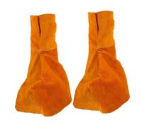 Angoily Guêtres de Soudage Vachette Double Protection Isolante Résistante à Lusure Couvre Chaussures et Durables pour Soudeur Couleur Aléatoire Couleur Aléatoire