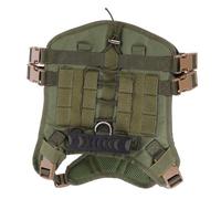 Angoily Harnais pour Chien Berger Allemand Gilet pour Grands Chiens Accessoire Extérieur Facile à Porter S Couleur Aléatoire