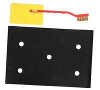 Angoily Housse De Cuisinière à Gaz Protection Lavable Et Réutilisable Compatible Plupart Des Modèles Incluant Brosse De Nettoyage Pour Cuisine