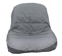 Angoily Housse de Siège Tracteur Tondeuse Autoportée Gris Protection Anti-uv et Pluie Légère et Résistante pour Sièges sans Accoudoirs avec Pochette de Rangement Intégrée