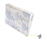 Angoily Housse pour Carnet Couverture Pratique et Réglable Protège Carnet Rayures et Déchirures Réutilisable et Facile à Installer Motif Pissenlit Bleu