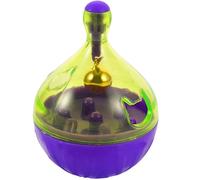 Angoily Interactif pour Chat et Chien en Abs Léger de Tumbler, Distributeur de Friandises Créatif pour Jeu et Accompagnement des Animaux Domestiques