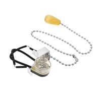 Angoily Interrupteur à Tirette Mural Robuste pour Lampe de Salle de Bain Chaîne Silencieuse Accessoire pour Plafonnier et Éclairage Intérieur