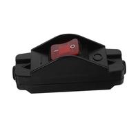 Angoily Interrupteur Dpdt à Bascule Momentané pour Moteur Dc avec Bouton Rouge Lumineux Inverseur de Polarité Lourd pour Commande de Machine et Circuits Électriques