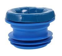 Angoily Joint de bride joint wc sol anneau universel de cuvette de toilette bague d'étanchéité du bol joint d'étanchéité WC bague d'étanchéité pour toilettes caoutchouc Blue