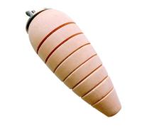 Angoily Jouet à Mâcher en Bois Naturel De Carotte pour Lapin Et Hamster, Perche à Perroquet Multifonction Résistante, Accessoire De Cage Pratique pour Petits Animaux