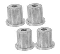 Angoily Kit 4pcs D'engrenages en Métal Argenté pour Machine à Laver et Sèche-linge, Pièces Précises et Compatibles pour Réparation de Lave-linge